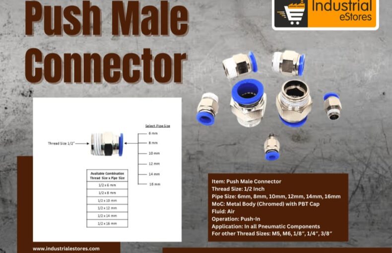 Push Male Connector