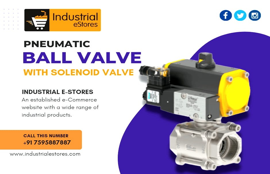 Pneumatic Ball Valve With Solenoid Valve