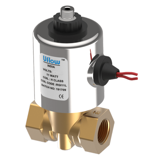 Uflow Direct Acting Solenoid Valve Brass Body