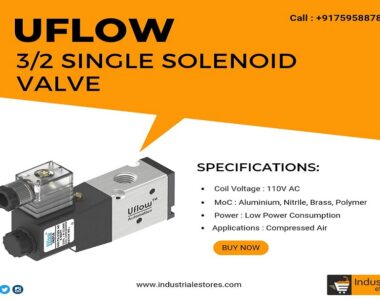 Uflow 3 by 2 Single Solenoid Valve